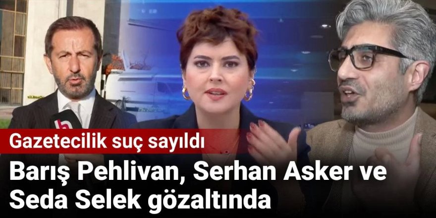 Barış Pehlivan. Serhan Asker'e ve Seda Selek 'bilirkişi' gözaltısı