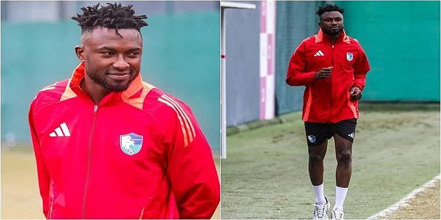 Erzurumspor FK'da Sylla Cheickne ilk antrenmanına çıktı