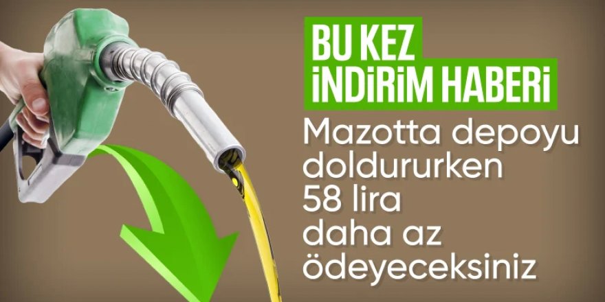 Motorine indirim geliyor