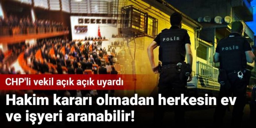 Yeni yasa teklifi için flaş uyarı: Tüm yurttaşlar bu düzenlemenin hedefi olabilir!