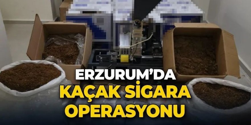 Horasan'da kaçakçılara operasyon: 2 zanlı yakalandı