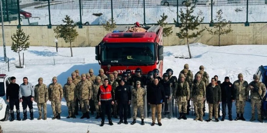 Aşkale Geri Gönderme Merkezi’nde Krizlere Müdahale Tatbikatı Gerçekleştirildi