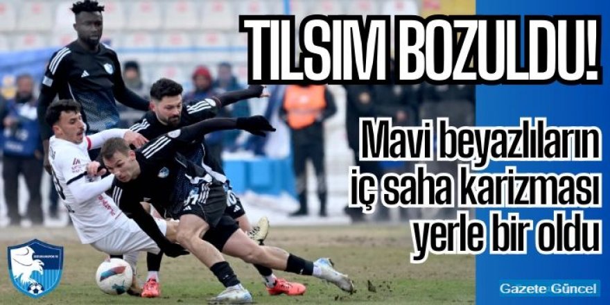 Erzurumspor FK'da Tılsım bozuldu!