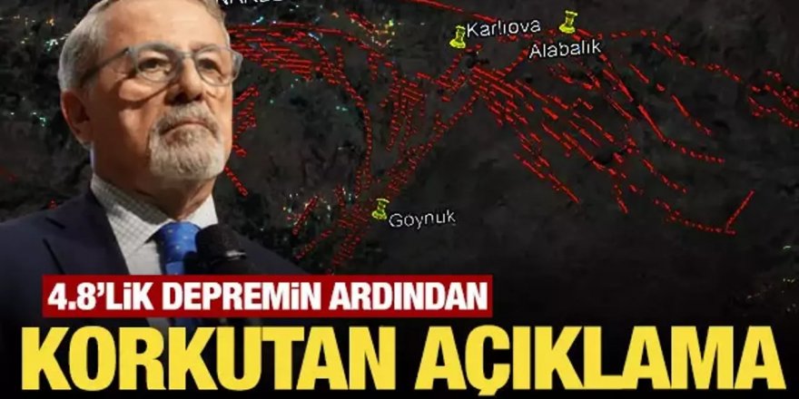 Prof. Dr. Naci Görür: 'Büyük deprem beklediğimiz bir yer'