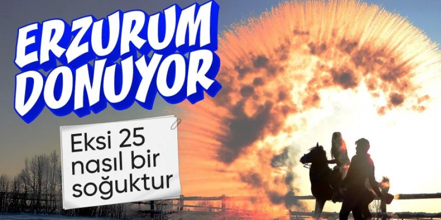 Erzurum donuyor: eksi 25.2