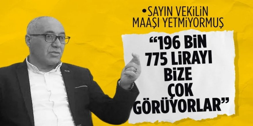 Gelecek Partili Doğan Demir: Milletvekili maaşımız yetmiyor