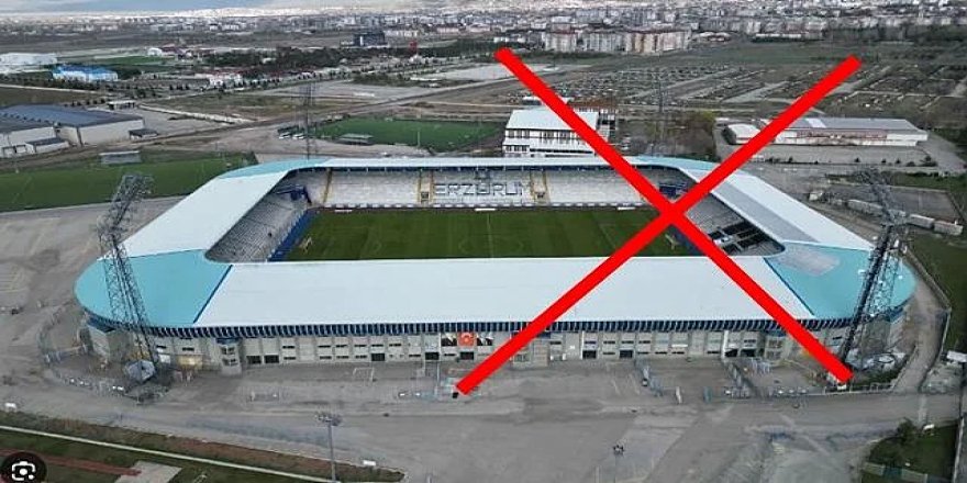 Erzurumspor FK iç saha maçını İstanbul'da oynayacak