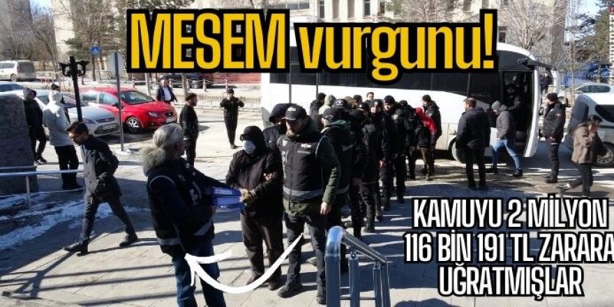 Erzurum'da 21 şüpheliden 7'si tutuklandı