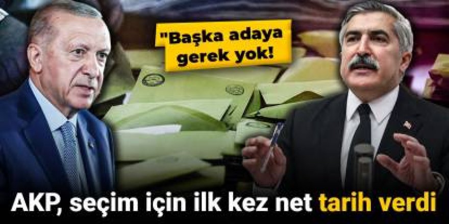 AK Parti seçim için ilk kez net tarih verdi