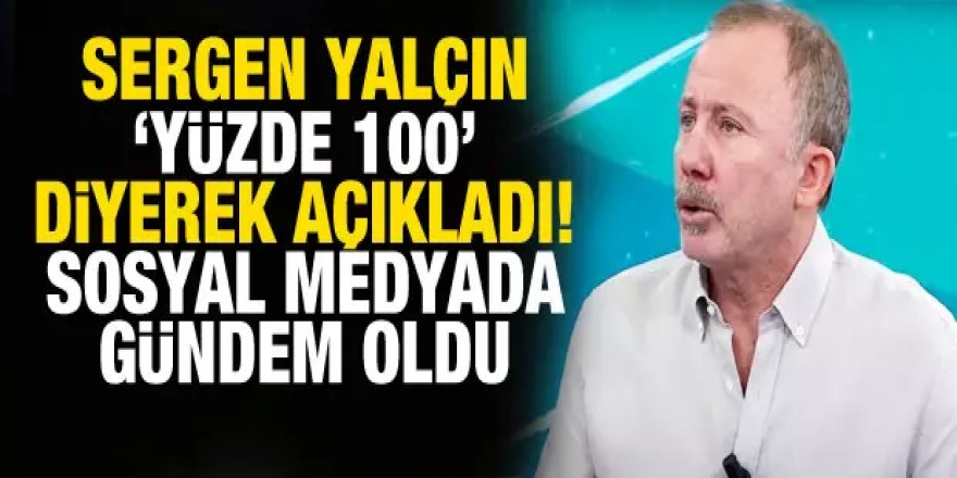 Sergen Yalçın'ın puan kaybı iddiası sosyal medyada gündem oldu!