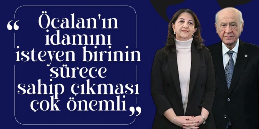 Devlet Bahçeli'den Pervin Buldan'a telefon