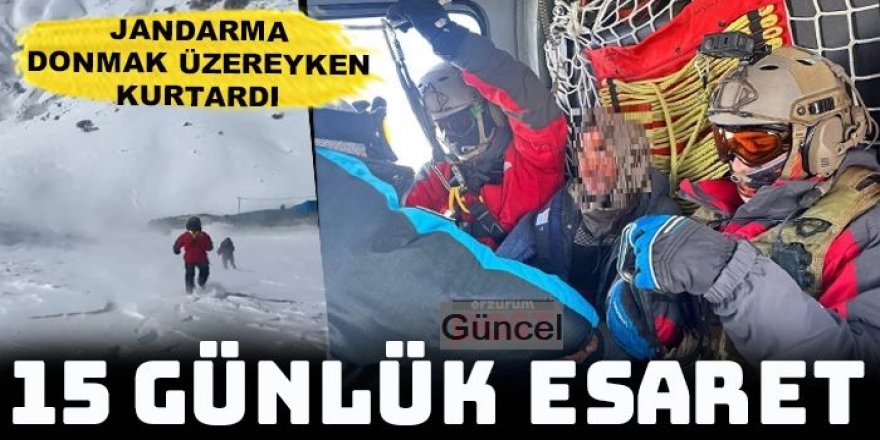 Erzurum'da 15 gündür ulaşılamıyordu, mezrada donmak üzereyken bulundu