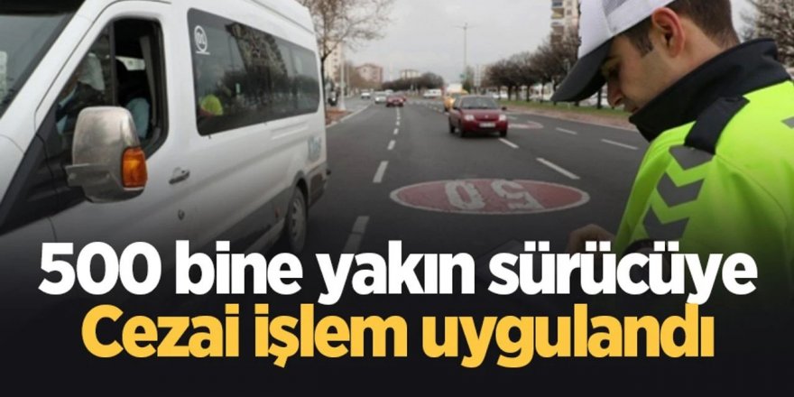 Trafik ekipleri 1 haftada 3,5 milyondan fazla aracı denetledi