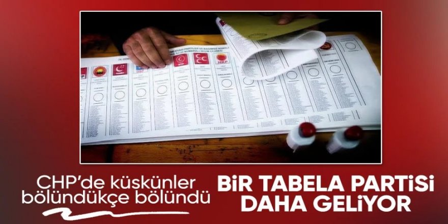 Gürsel Tekin'den yeni parti ilanı