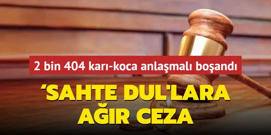 ‘Sahte Dul'lara ağır ceza