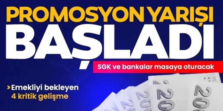 Mart ayı emekli promosyonu için yarış başladı