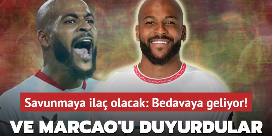 Ve Marcao transferini resmen duyurdular!