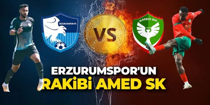 Erzurumspor'un Rakibi Amed SK