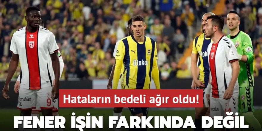 Fener bu işin farkında değil