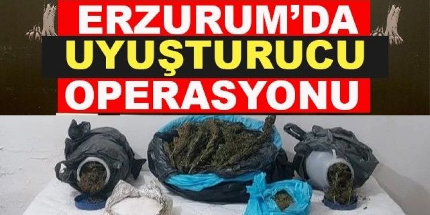 Hınıs'ta uyuşturucu operasyonu