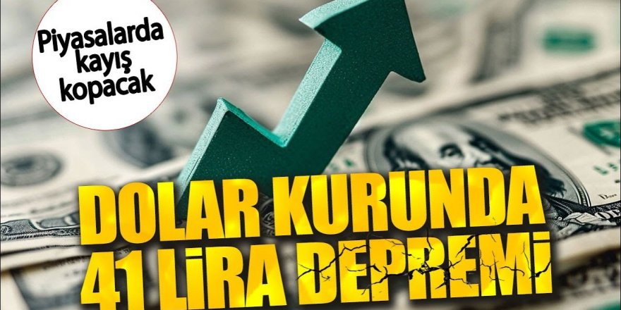 Piyasada İmamoğlu depremi! Dolar 41 lirayı euro da 44 lirayı aştı