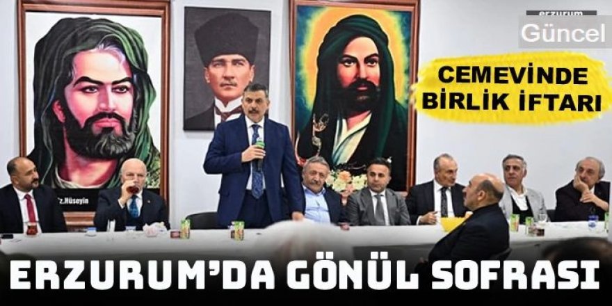 Erzurum'da 'Gönül Sofrası'