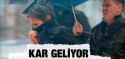 Dikkat kar geliyor!