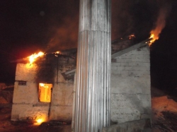 Erzurum'da cami yangını