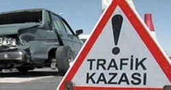 Horasanda trafik kazası 4 yaralı!