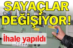 Sayaçlar değişiyor!