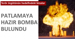 Patlamaya hazır bomba bulundu!