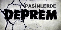 Pasinler'de deprem