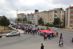 Aziziye'de sağlık için yürüdüler