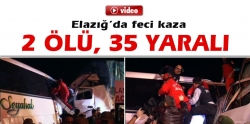 Feci kaza, 2 ölü, 35 yaralı