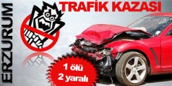 Erzurum'da trafik kazası