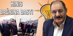 Hınıs bağrına bastı!