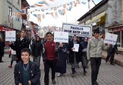 Pasinler'de 'tuz' yürüyüşü