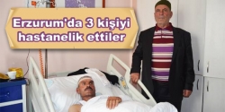 Eski Muhtarın yakınları hastanelik etti!