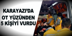 5 kişiyi av tüfeğiyle vurarak yaraladı