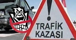 Horasan'da trafik kazası