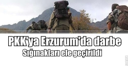 Erzurum'da sığınak bulundu!