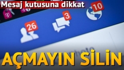 Facebook'ta gelen o mesajlara dikkat!