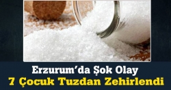 Erzurum'da 7 çocuk zehirlendi!