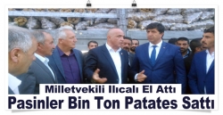 Pesinler bin ton patates sattı!