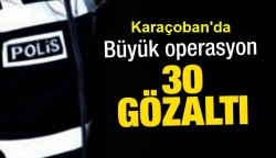 Karaçoban’da PKK operasyonu!