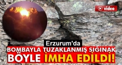 Erzurum'da hain tuzak!