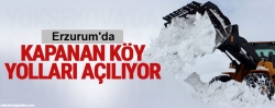 Kapanan köy yolları açılıyor