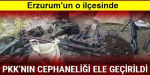 PKK’nın cephaneliği ele geçirildi