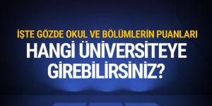 4 yıllık üniversite taban puanları 2017 tüm bölümlerin listesi