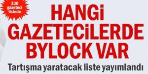 Hangi gazetecilerde ByLock var